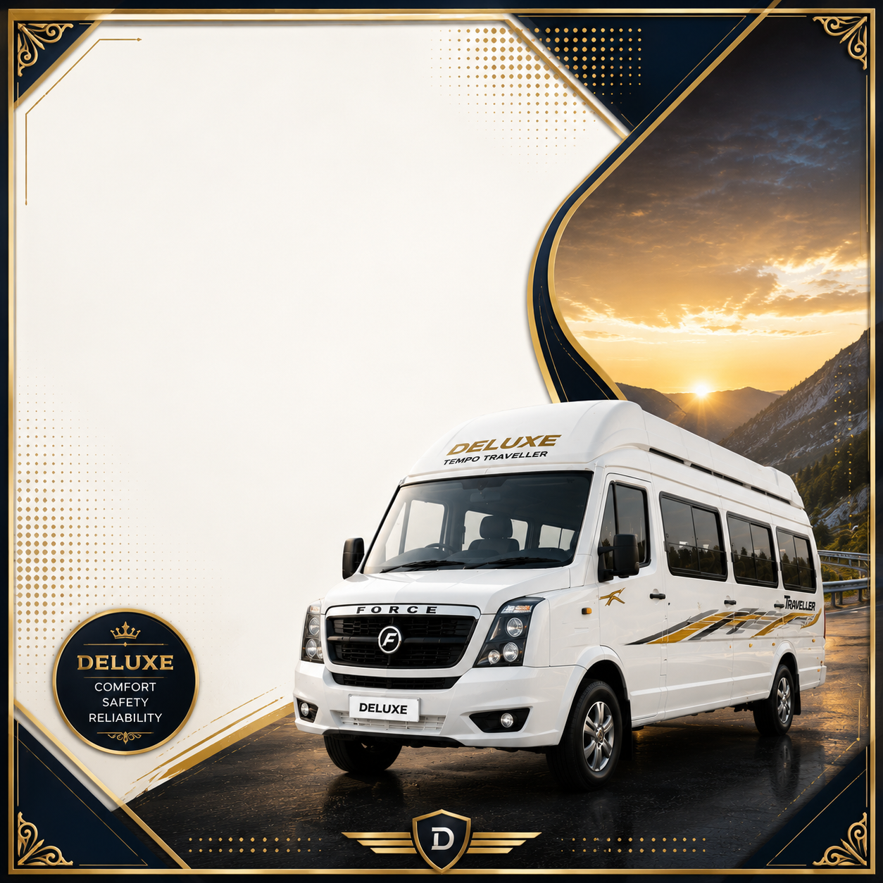 Deluxe Tempo Traveller
