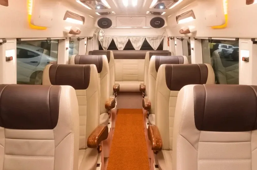 Tempo Traveller on Rent in Ghaziabad: Best Luxury Rental Guarantee